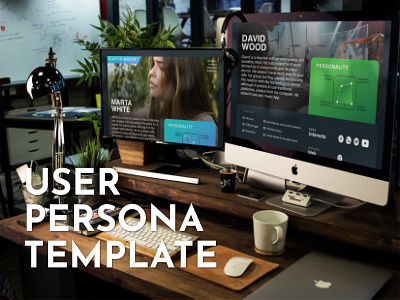 User persona boy digital girl persona personality template user user experience userinterface ux