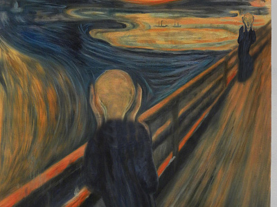 The Truth About The Scream cuadro edvard munch grito paint photoshop pintura scream