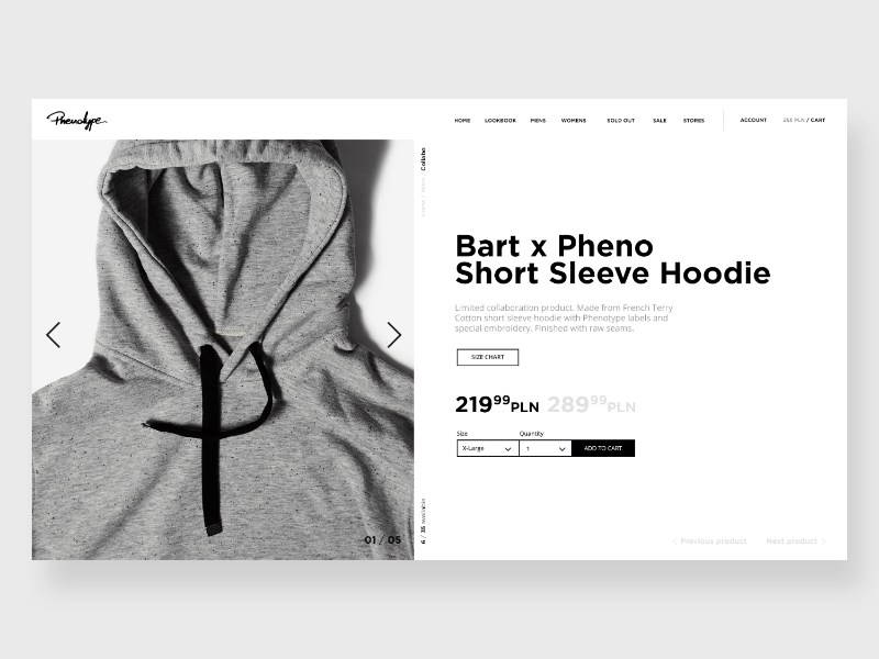 Phenotype product site by Damian Denis on Dribbble