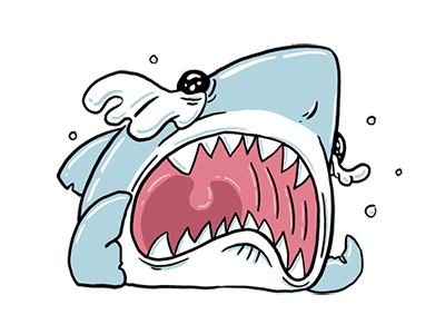 Cry Shark animatedgif animation shark