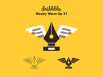 Work Ethic - Weekly Warm-Up 57 design flat icon illustration illustrator logo minimal vector