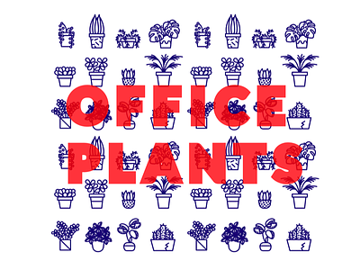 Office Plants icons office plants riso