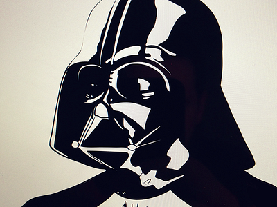 Darth Vader Sketch darth vader illustrator pen sketch star wars vader vector wacom