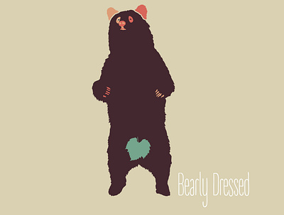 Bearly Dressed character design illustration illustrator vector