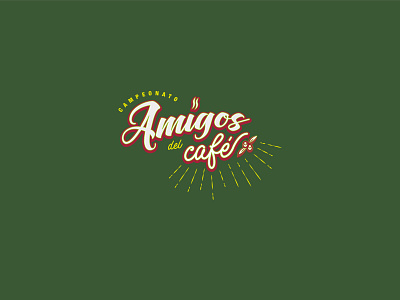 Amigos del café amigos café coffee colombia green logo