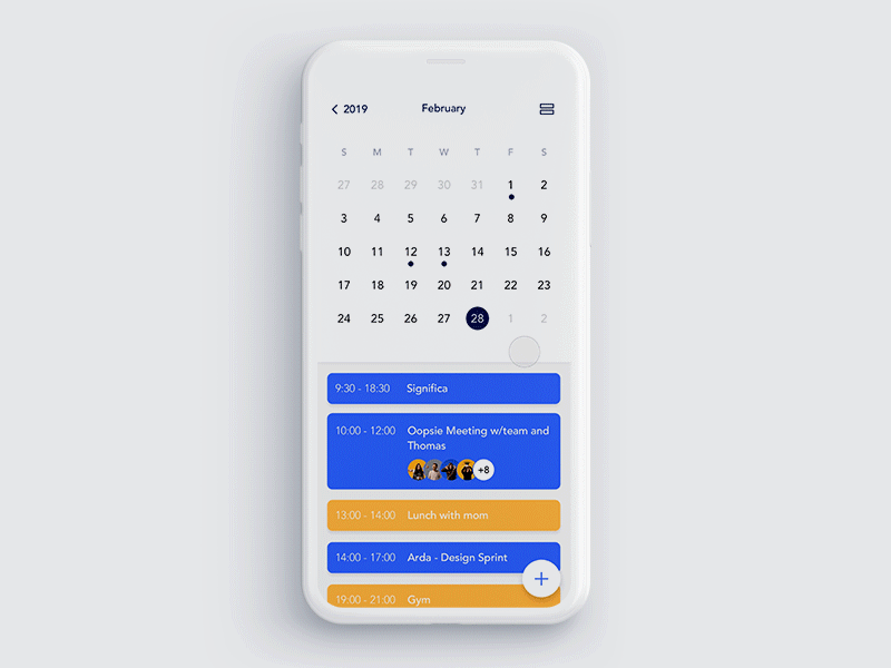 Calendar View