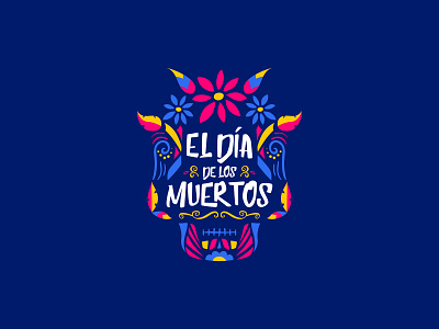 Dia De Los Muertos art brand brandidentity branding branding design calavera color digitalart draw graphic design identity illustration keyvisual logo mask masque mexico motif