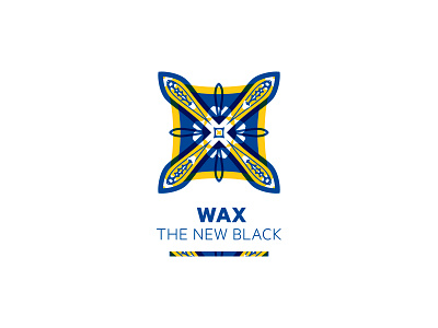 WAX - the new black africa afrique art brand branding brandingdesign color creative design fabric graphic graphic design graphicdesign logo motif superposition tissu