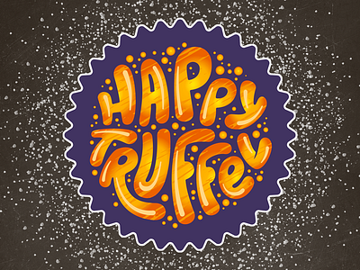 Logo design «Happy Truffel» happy happy truffel logo logo design logotype truffel