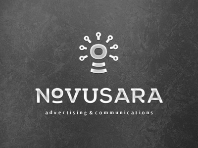 Logo for Novusara Communications advertising communications design graphic logo logotype novusara