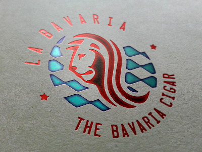 Logo design for «La Bavaria» bavarua cigar design graphic la bavaria logo logotype