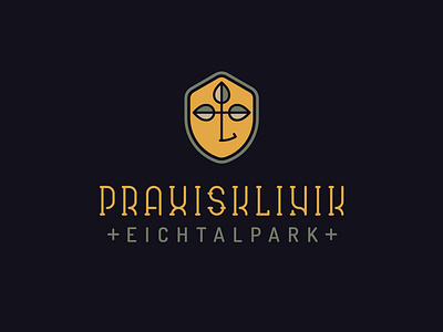 Logo design for «PraxisKlinik EichtalPark» clinic dentistry dentists design graphic implantology logo logotype medic ophthalmologists ophthalmology park tree