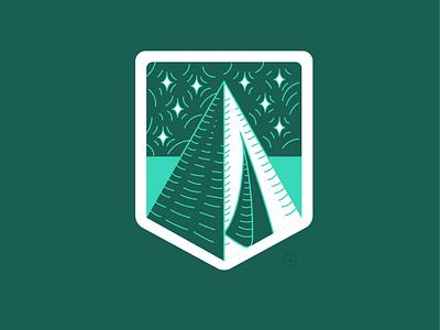 Camping badge