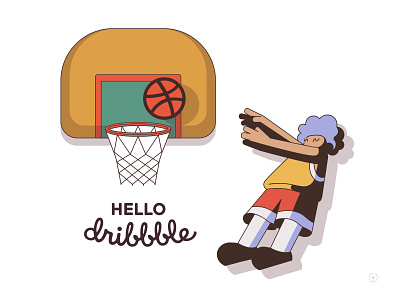 Hello Dribbble! design hello hello dribbble illustration illustrator