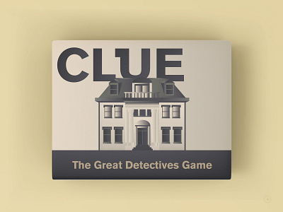 Clue board game art branding design flat game art graphicdesign illustration packaging redesign vector