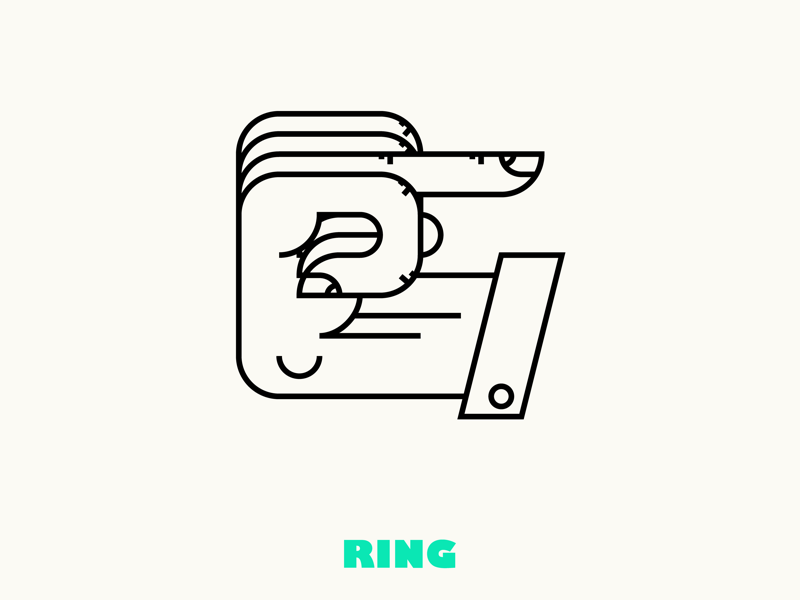 Manicules Pt.IV glyph glyphs typography pointer ring illustration graphic art graphicdesign manicules