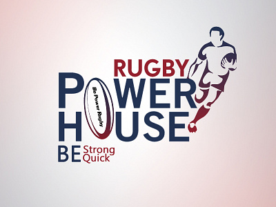 Powerhouse Rugby branding design icon illustration logo photoshop vector