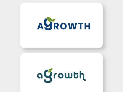 Agrowth branding design illustration logo photoshop vector