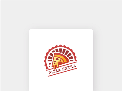 Pizza Extra branding design illustration logo photoshop vector