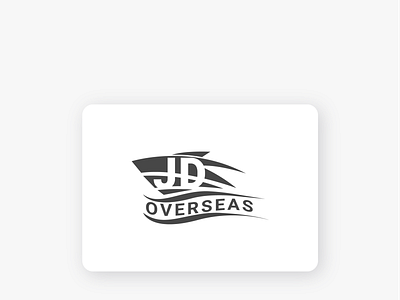 JD OVERSEAS branding design illustration logo photoshop vector