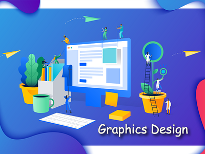 Graphic Designing animation app branding design flat icon identity illustration illustrator lettering logo minimal photoshop type typography ui ux vector web website