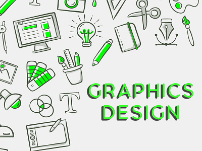 Graphics Design animation app branding design flat graphic design icon illustration illustrator lettering logo minimal mobile photoshop typography ui vector web website