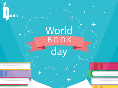 World Book Day animation app branding design graphic design icon illustration illustrator logo photoshop typography vector web website