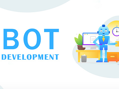 Chatbot Development animation app branding design icon illustration illustrator lettering logo photoshop typography vector website