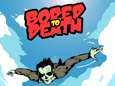 Bored to death band art blink 182 design illustration