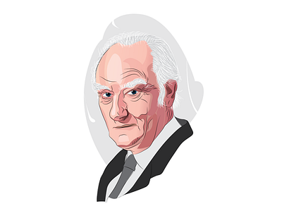 Portrait 4 | Francis Crick | Biophysics adobe adobe illustrator illustration portrait vector vector art vectorportrait