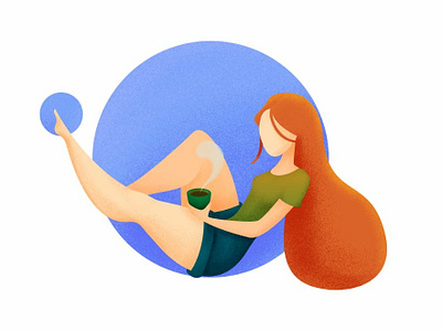 Relax design flat illustration vector