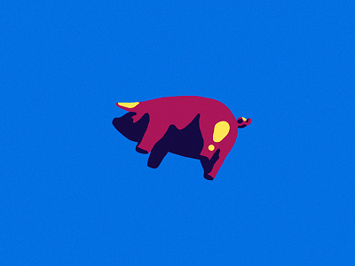 Pigs animals colorful design illustration music pig pigs pink floyd roger waters sky