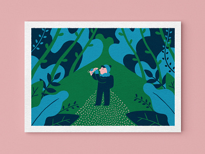 A Quiet Place cinema colorful design illustration movies postcards