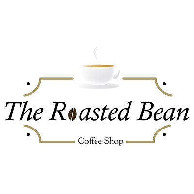 The Roasted Bean brand branding dailylogo dailylogochallange design identity logo