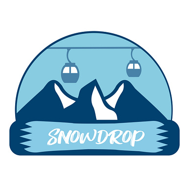 SnowDrop brand branding dailylogo dailylogochallange design identity logo
