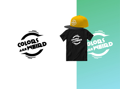 COLORS ARE WEIRD apparel brand brandidentity branding cap clothing clothing brand clothing logo custom design fashion fashion app fashion brand logo logo design logotype streetwear streetwear logo symbol typography