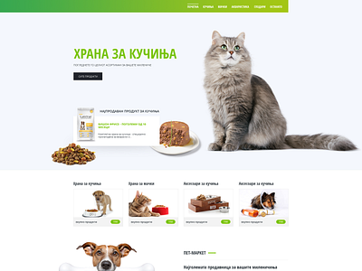 Pet market online shop animal cat dog eshop shop