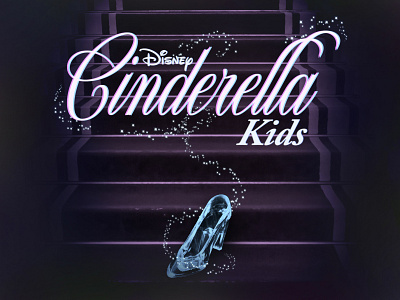 Disney's Cinderella Kids branding composition design digital art graphic design graphic art illustration poster theatre typography