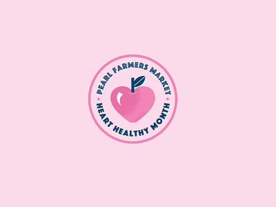 Heart Healthy Month Event Icon branding design icon illustration logo