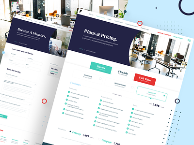 Complex Pricing Design for Shared WorkSpace Company 2020 agency creative design dubai global minimal pricetable pricing pricing table shared singapore trend ui uidesign ux website workspace