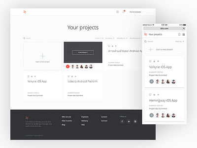 Udacity Blitz - Projects View