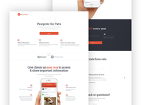 Pawprint - Vet Landing Page