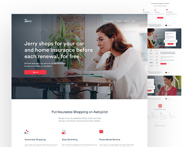 Jerry - Landing Page