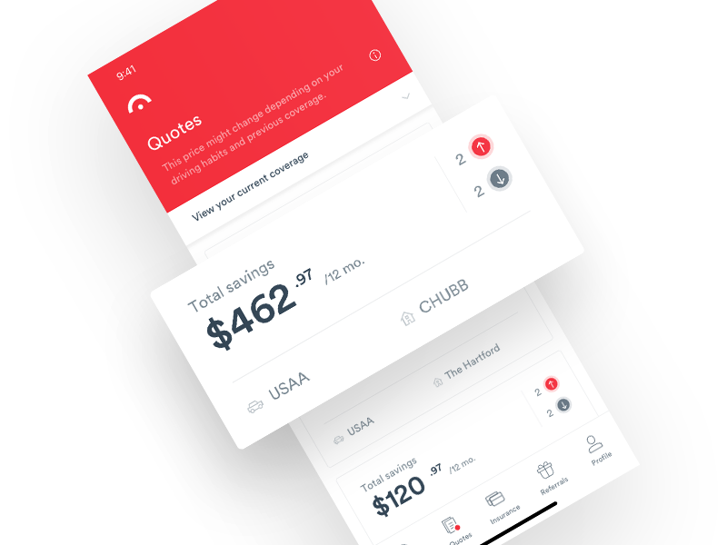 Jerry App - Quotes iphone react android ios app ux ui animation interaction