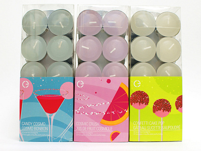 Candle Essence - tealight packaging