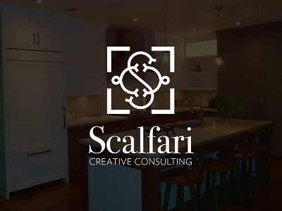 Scalfari Creative Consulting logo creative design logo mark typography wordmark