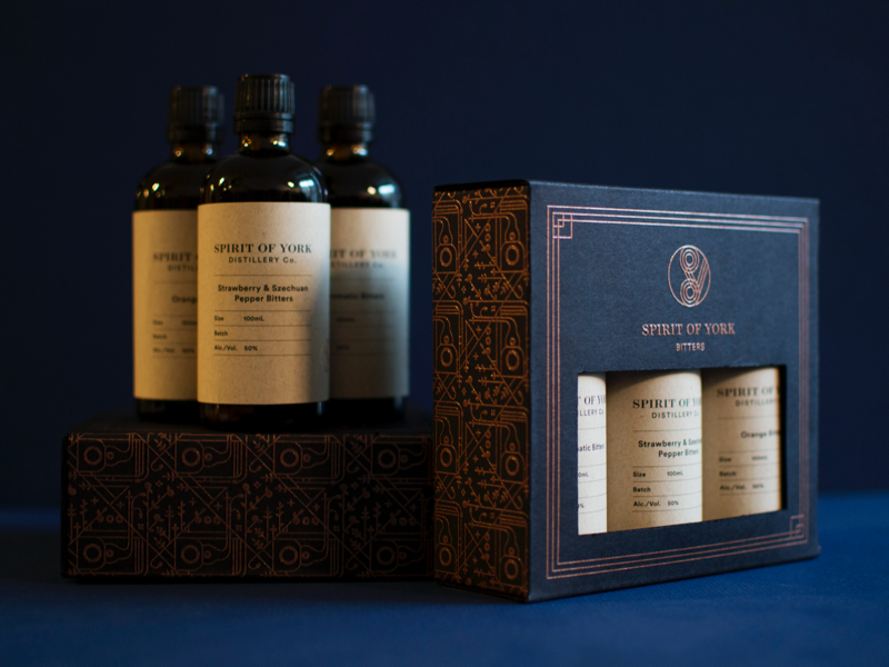 Spirit of York bitters packaging by Dan Perrella on Dribbble