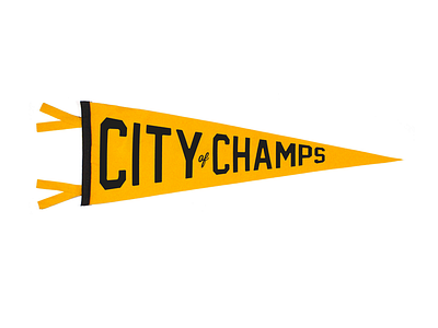 City of Champs Pennant