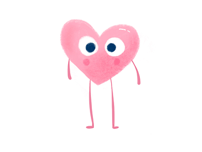 Heart guy drawing heart heart guy illustration ipad ipad pro procreate valentine valentine heart valentines valentines day