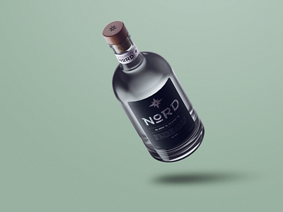 Gin Bottle Branding & Design - Nord